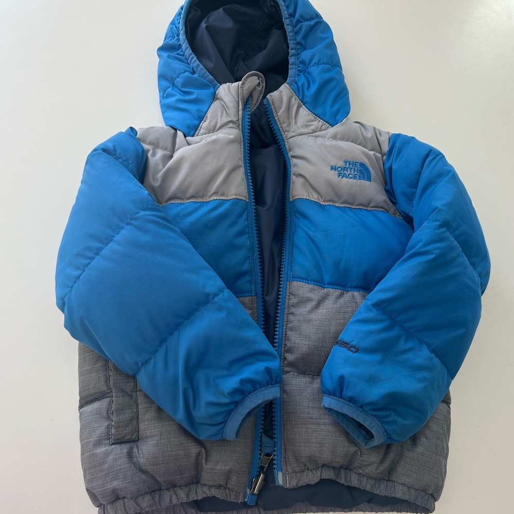 The North Face Two-Tone Blue and Gray Jacket